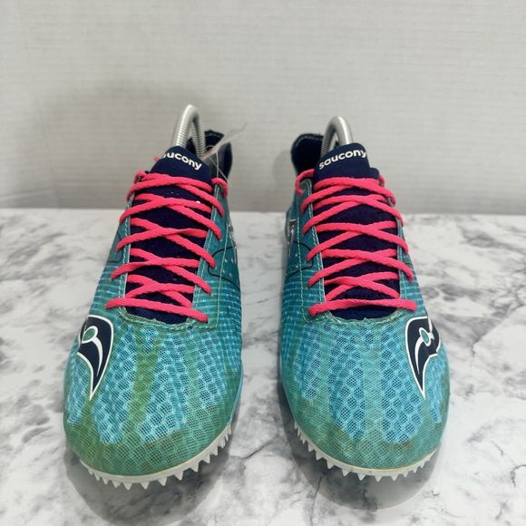 Saucony Women Endorphin LD4 Running Track Distance Racing Spike Shoes, Size 10 - Picture 2 of 11